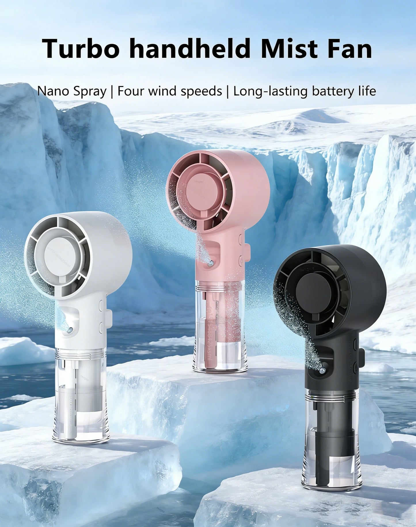 Portable Misting Fan - Personal Cooling Device