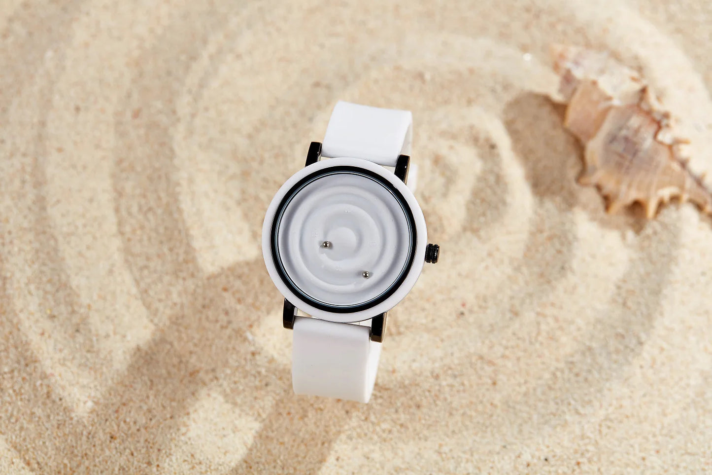 Magnetic Pointer Watch – Waterproof Quartz for Men & Women