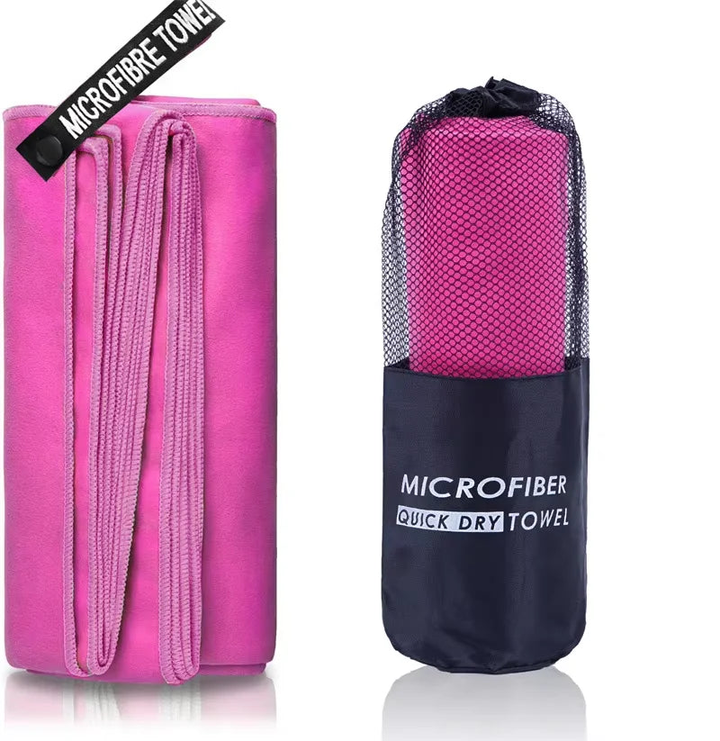 Luxury Microfiber Sports Towel – Quick-Dry Super Soft for Gym, Beach & Travel