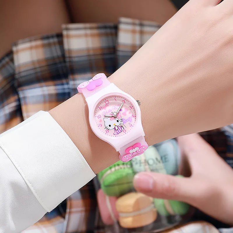 Cinnamoroll & Kuromi Girls' Watches - Adorable Anime Gift Set