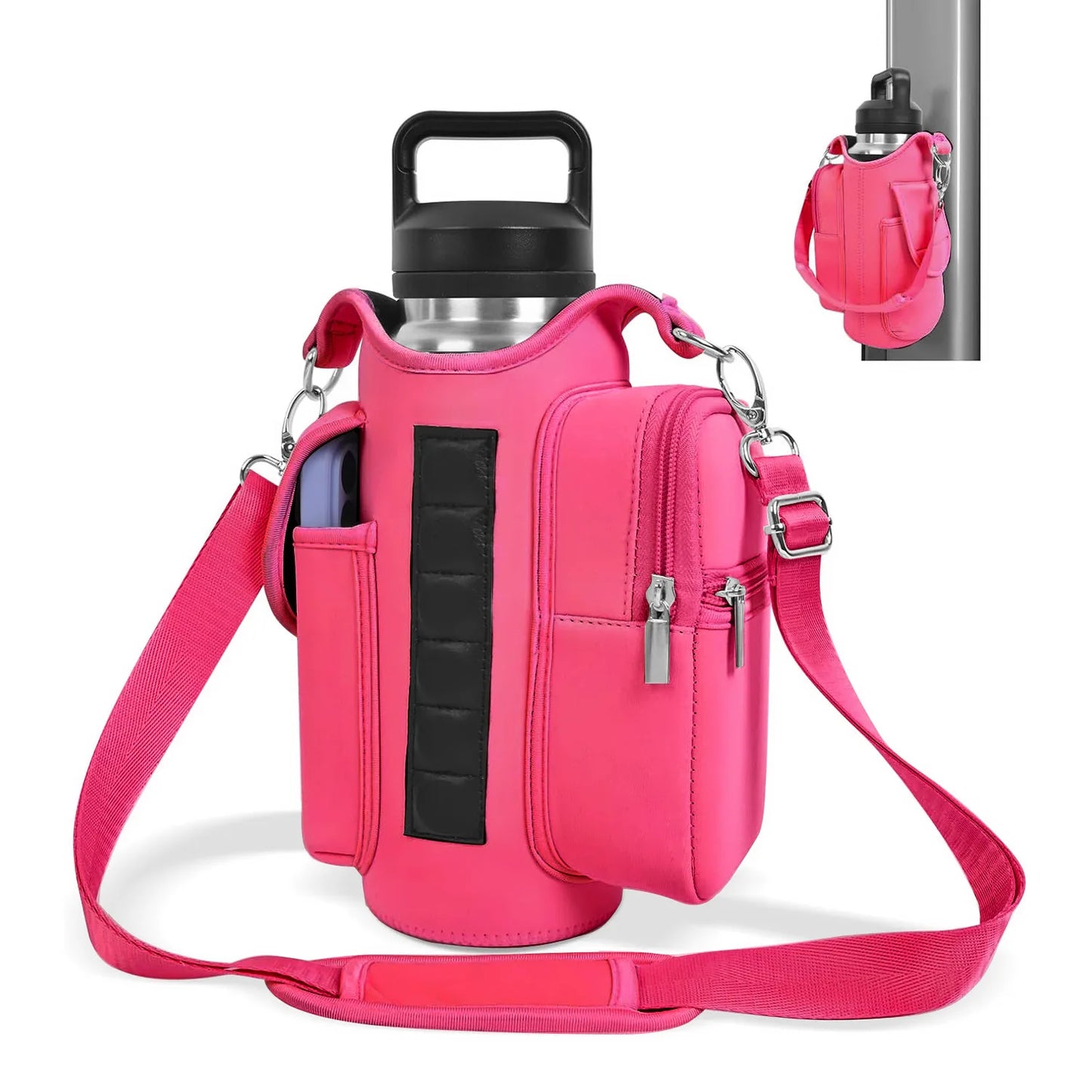 Magnetic Gym Bag Water Bottle