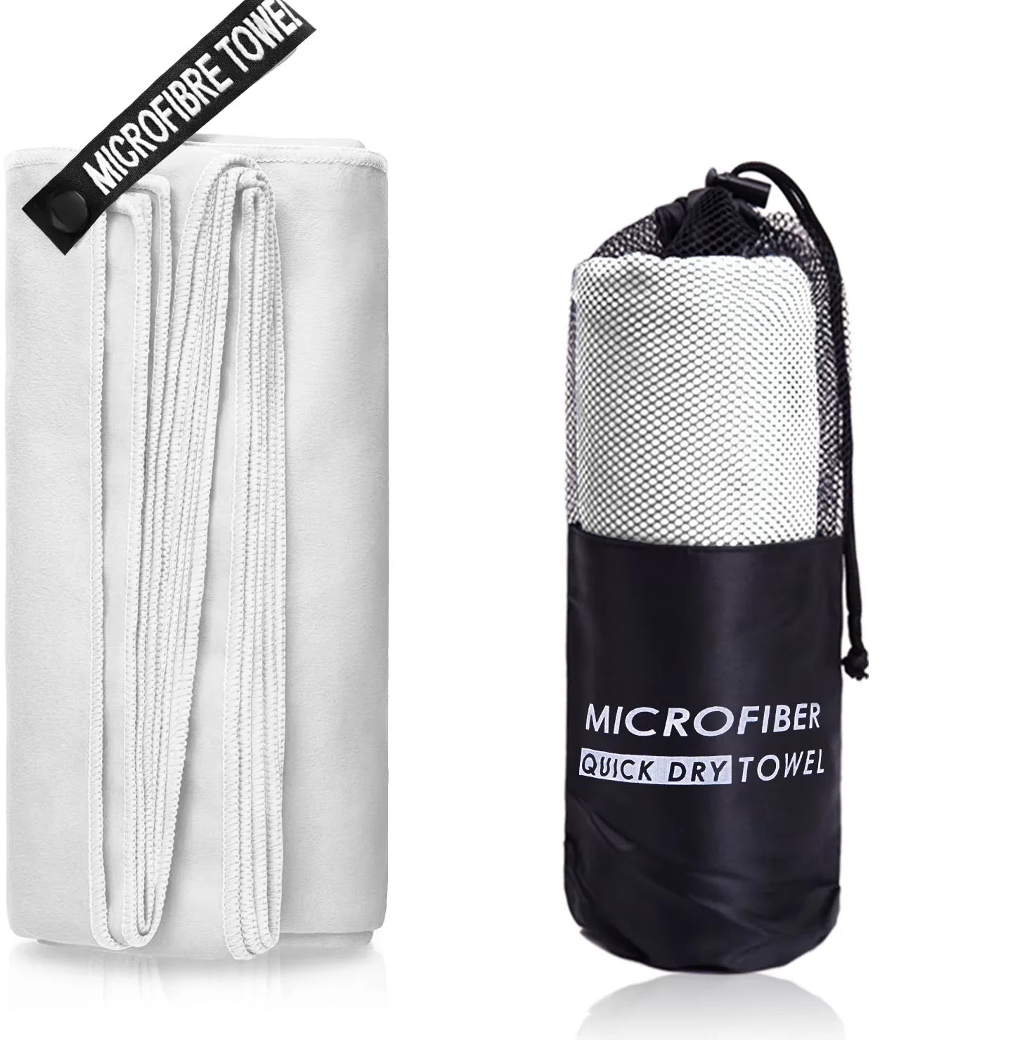 Luxury Microfiber Sports Towel – Quick-Dry Super Soft for Gym, Beach & Travel