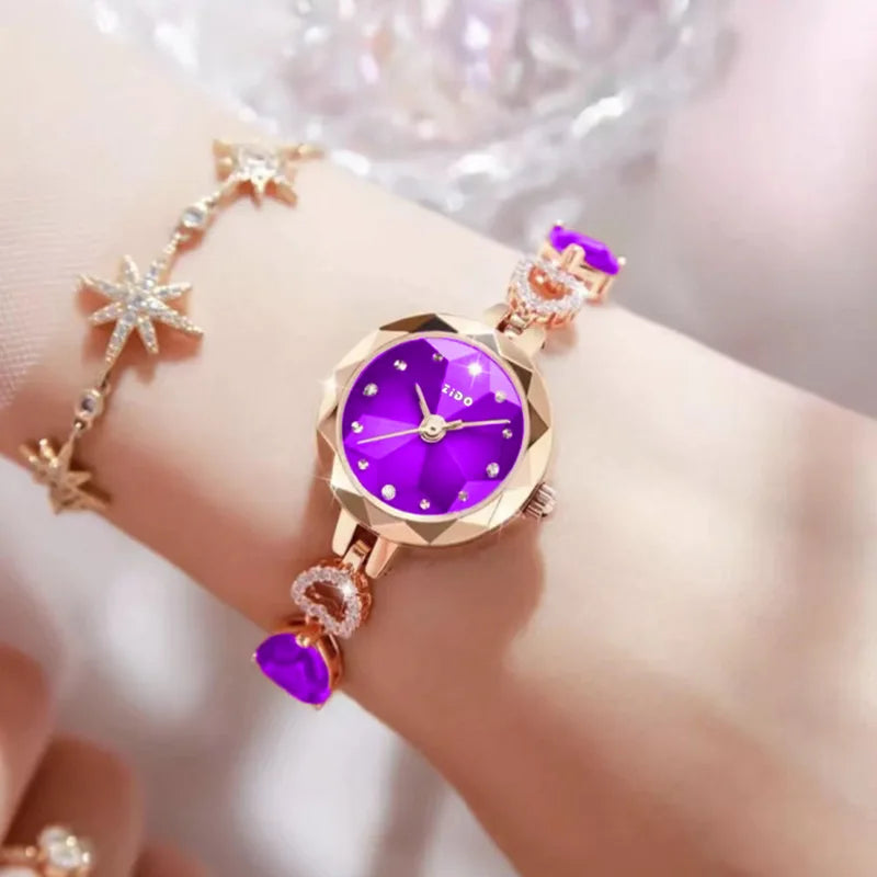 UTHAI L92 Women's Crystal Watch – Light Luxury Waterproof Quartz