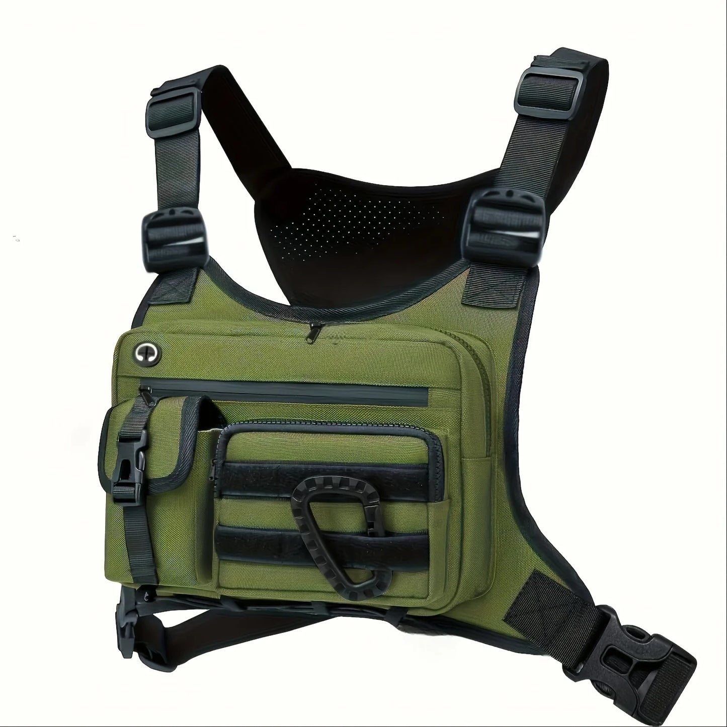 Tactical Running Vest Bag - Multi Pocket Chest Bag With Phone & Bottle Holder