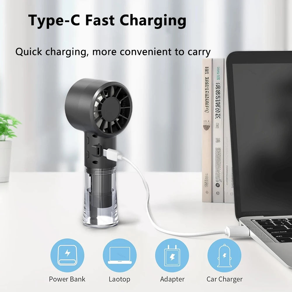 Portable Misting Fan - Personal Cooling Device