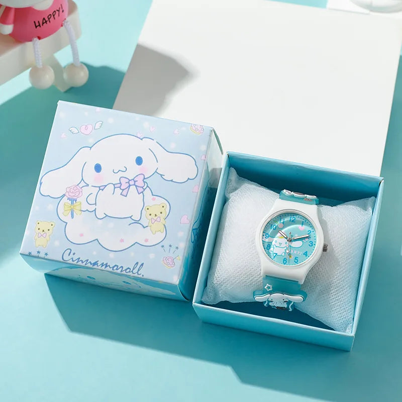 Cinnamoroll & Kuromi Girls' Watches - Adorable Anime Gift Set