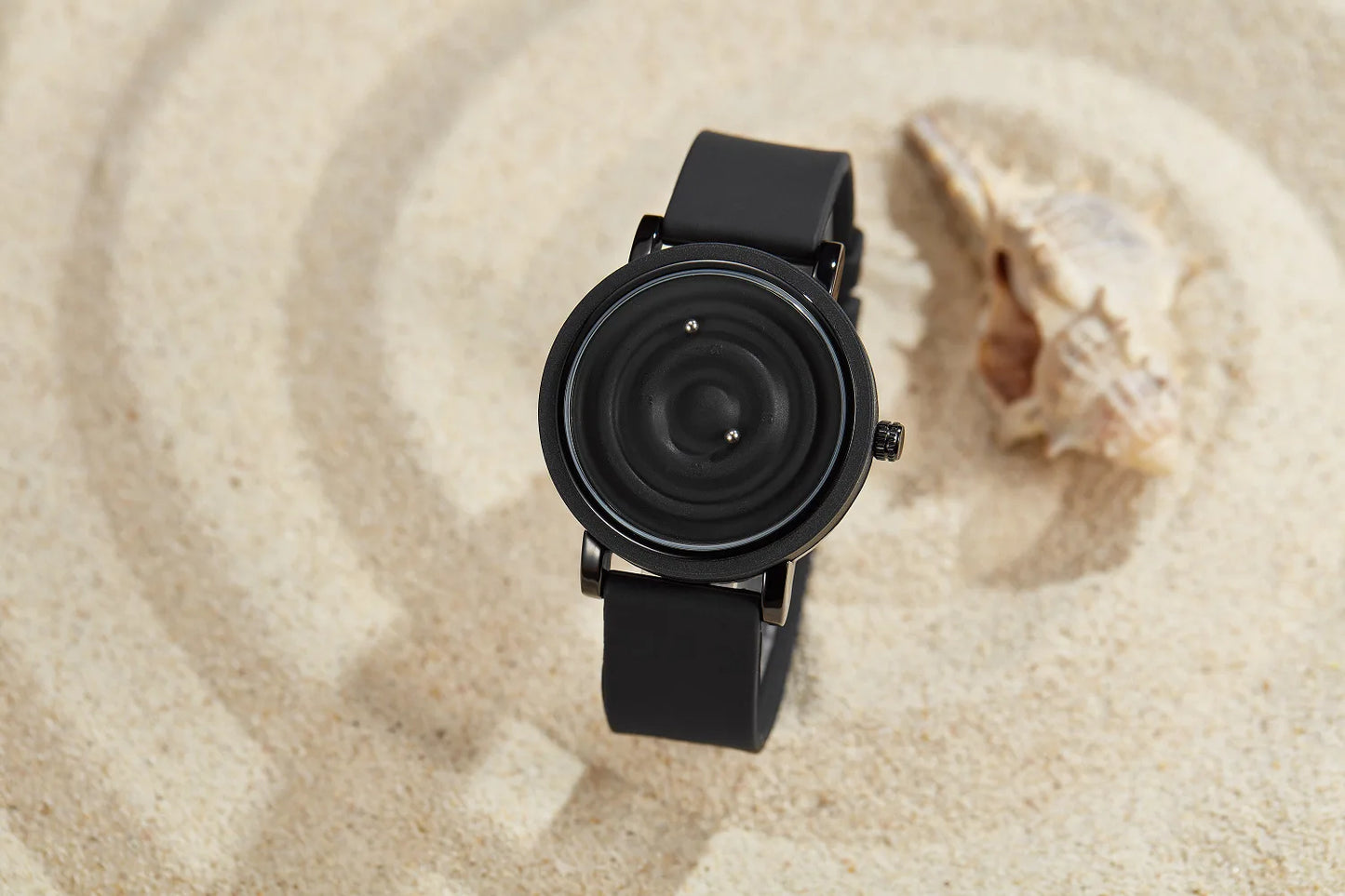 Magnetic Pointer Watch – Waterproof Quartz for Men & Women
