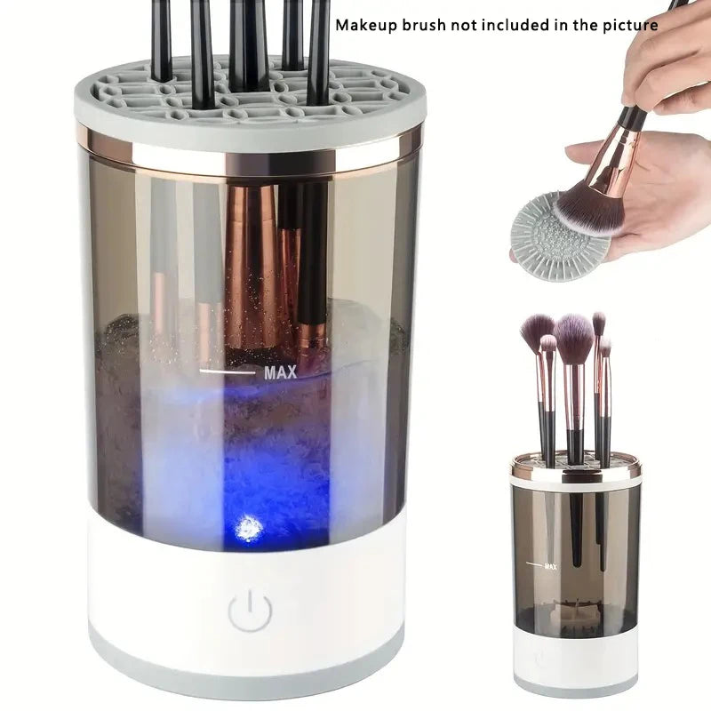 USB Portable Electric Makeup Brush Cleaner - Quick & Easy Brush Cleaning Machine