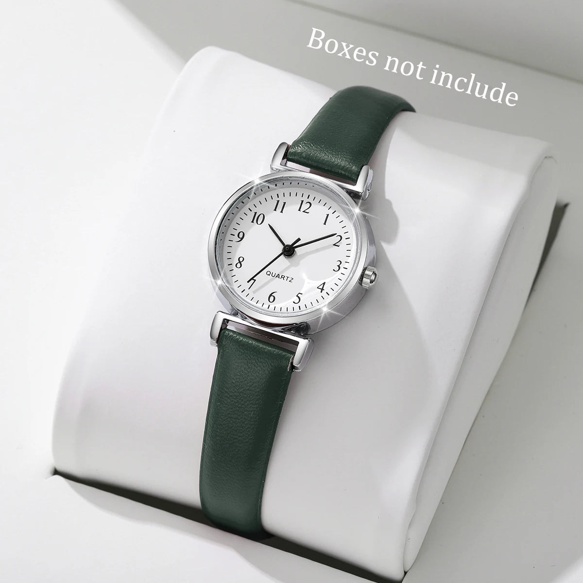 Fashion Small Dial Women's Quartz Watch – Leather Band Analog Wristwatch