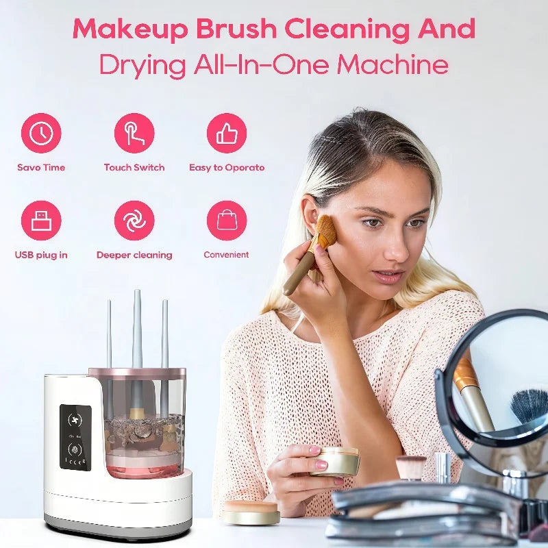 Electric  3 IN 1 Makeup Brush Cleaneing Machine