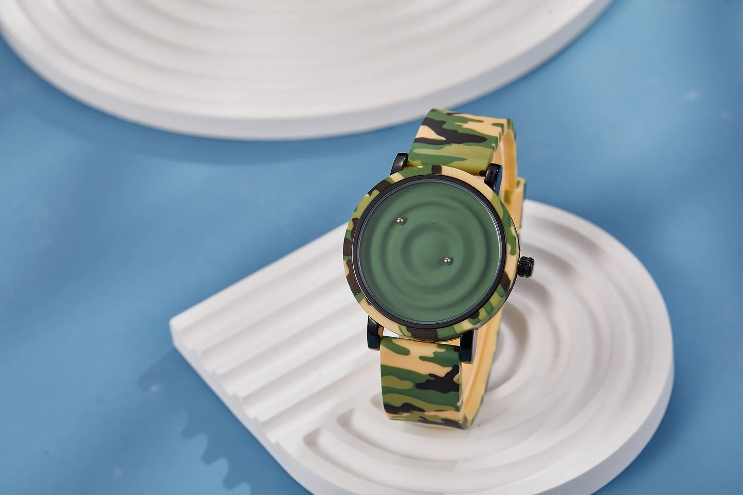 Magnetic Pointer Watch – Waterproof Quartz for Men & Women