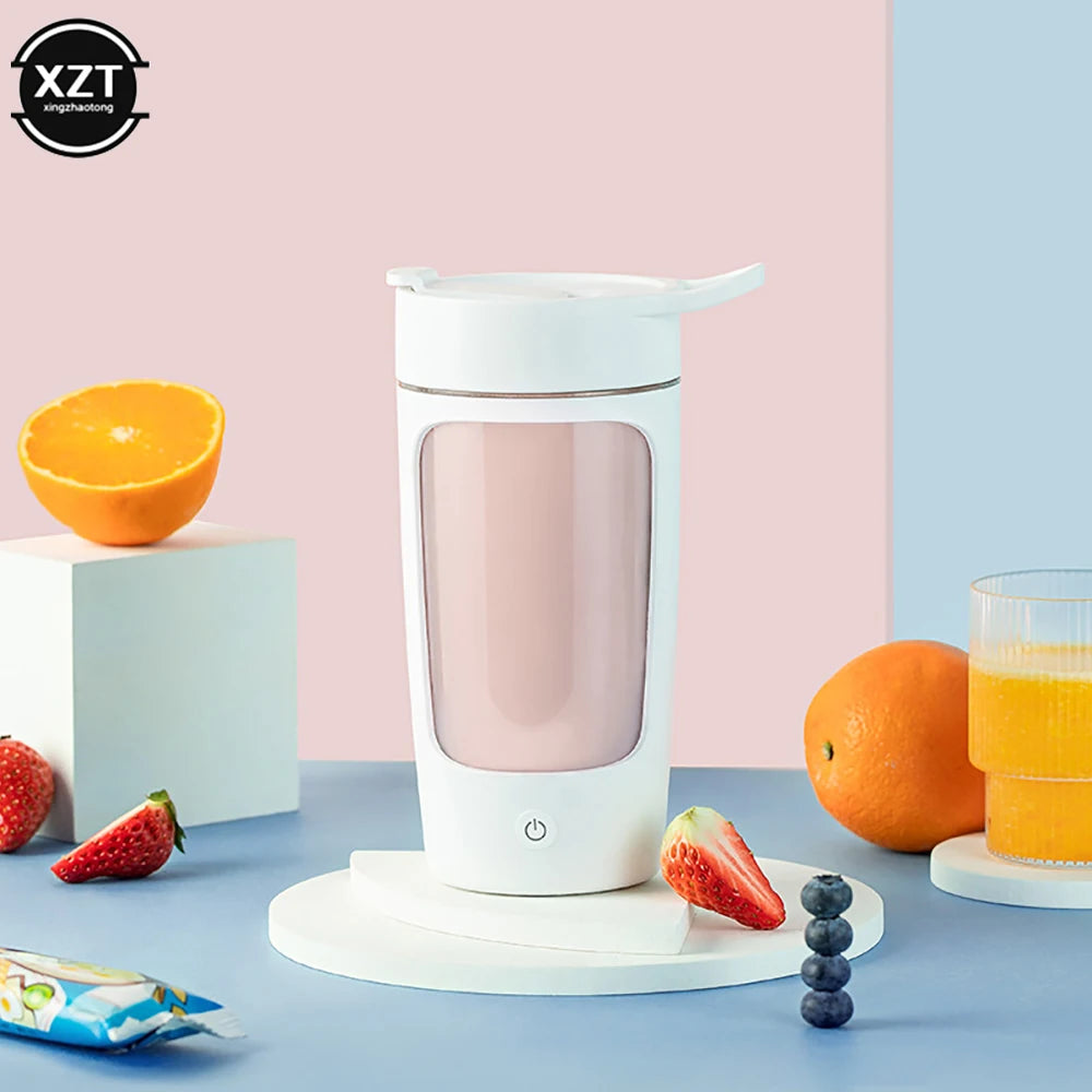 650ml USB Electric Protein Shaker Bottle Portable Rechargeable Blender Cup Multipurpose 650ml Mixing Cups for Fitness Workout