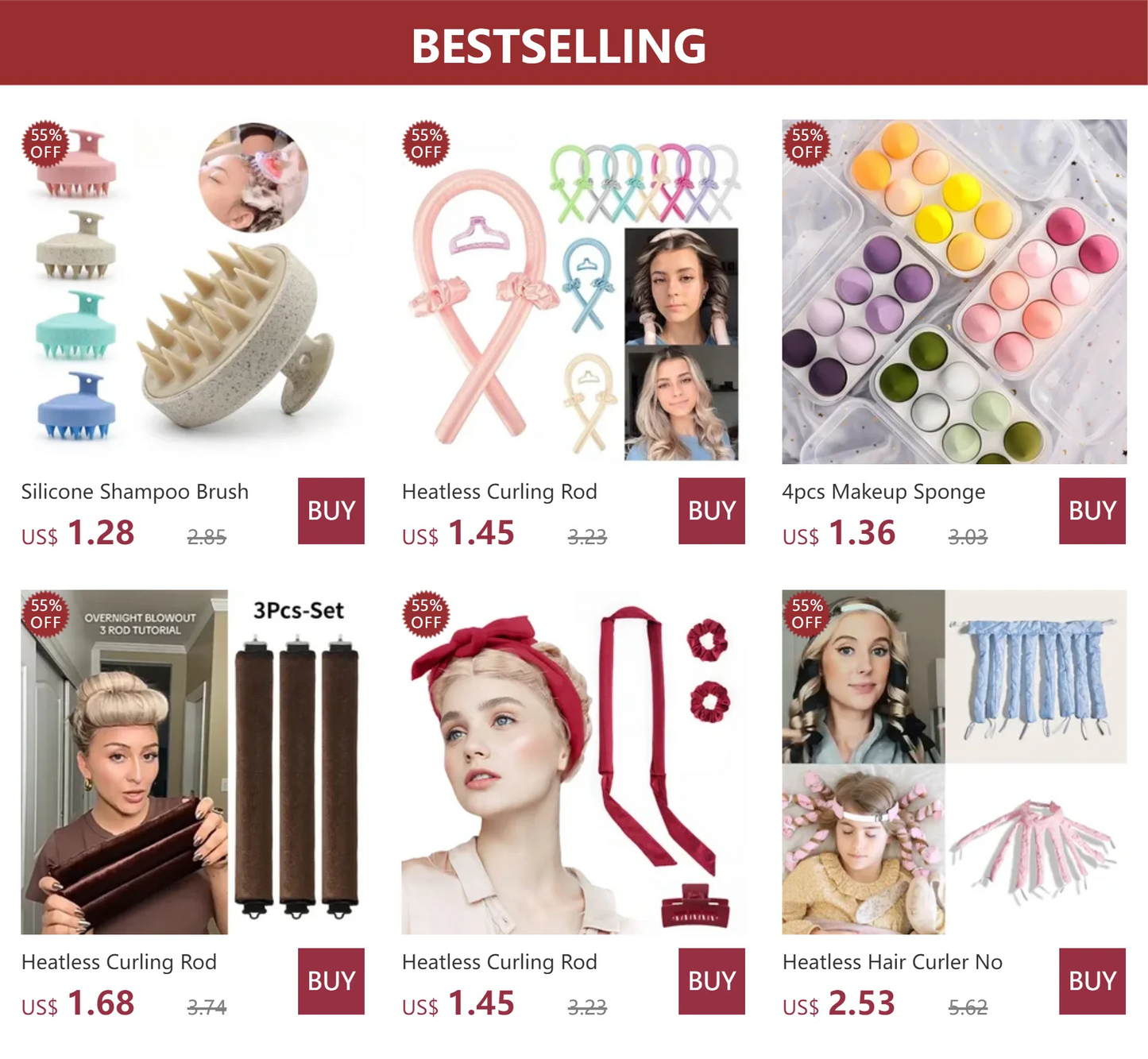 Heatless Hair Rollers