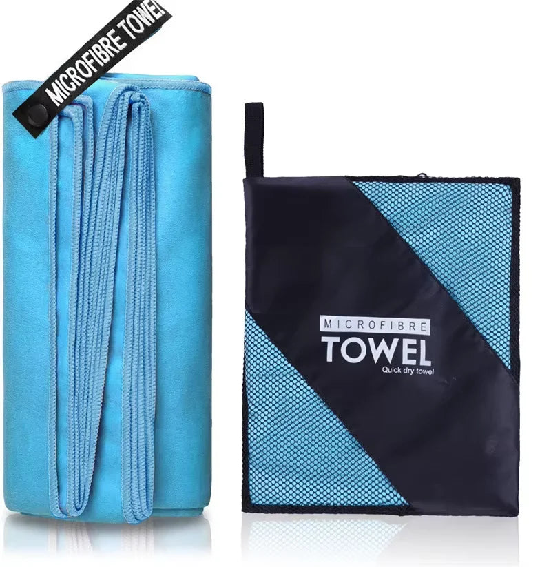 Quick-Dry Microfiber Towel – Ultra-Absorbent for Gym, Beach & Travel