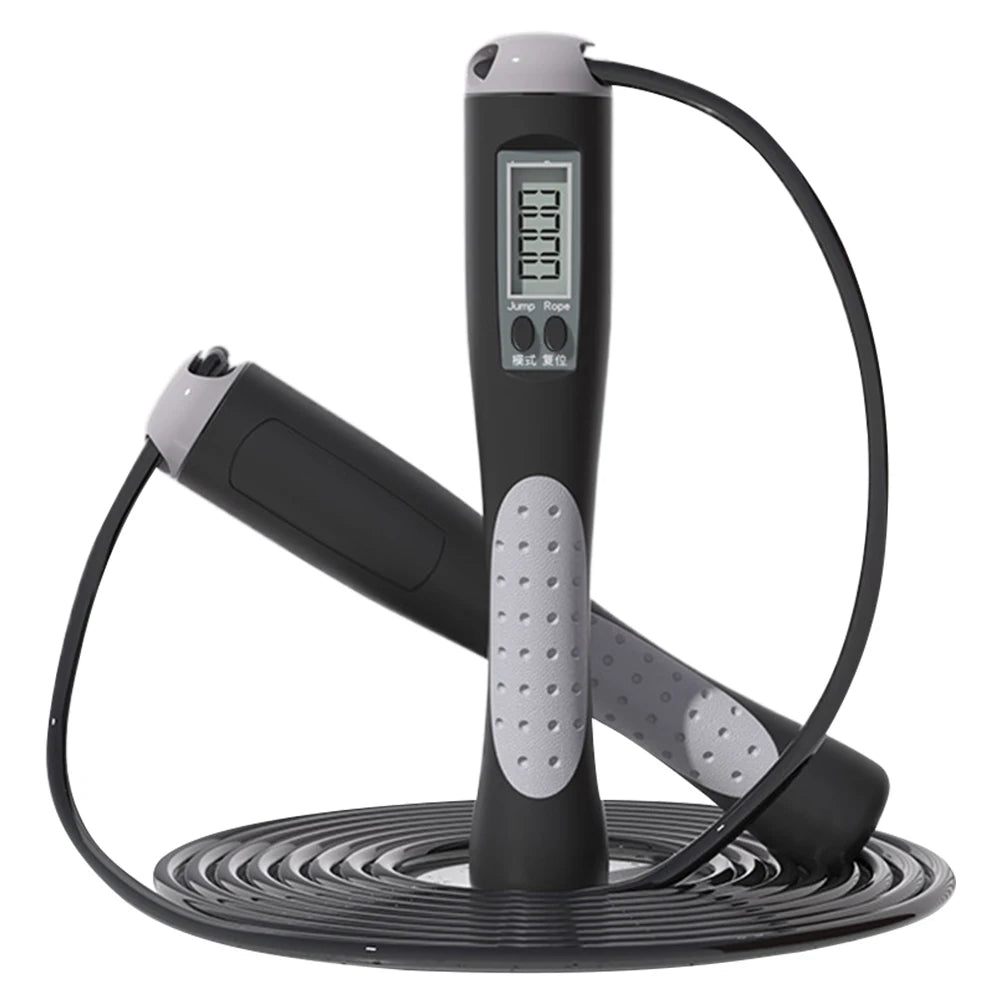 2.8m Digital Counting Jump Rope - Adjustable Fitness Skipping Rope