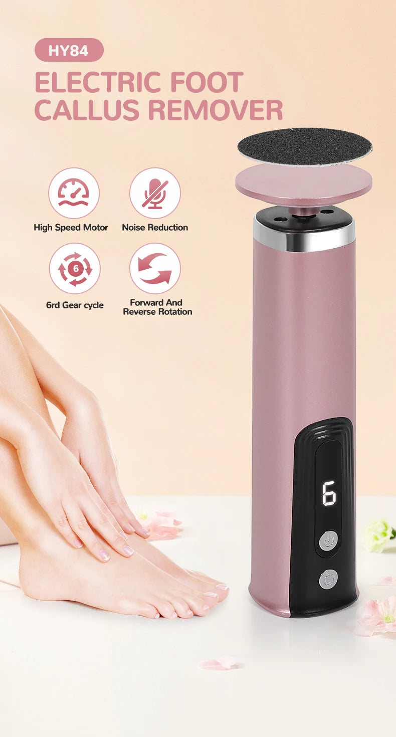 2-in-1 Electric Callus Remover – Painless Foot & Hand Care Tool