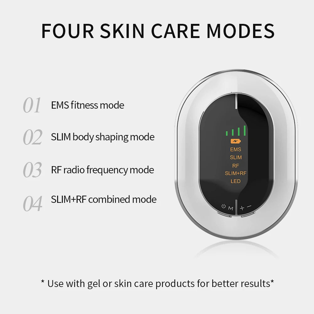 LED Face & Body Massager – 4 Modes Color Light Vibration Skin Care Tool