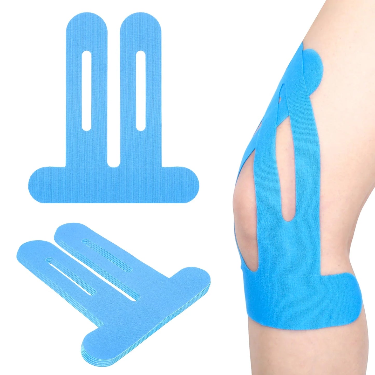 Kinesiology Knee Tape – 10-Pack Waterproof & Elastic Athletic Support