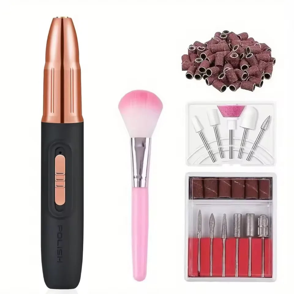 Electric Nail Grinder – Rechargeable Portable Nail File & Polisher