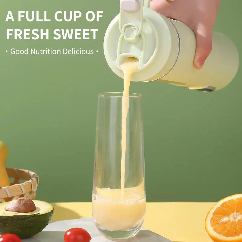 Portable USB Juice Blender Cup – Rechargeable Mini Smoothie Maker