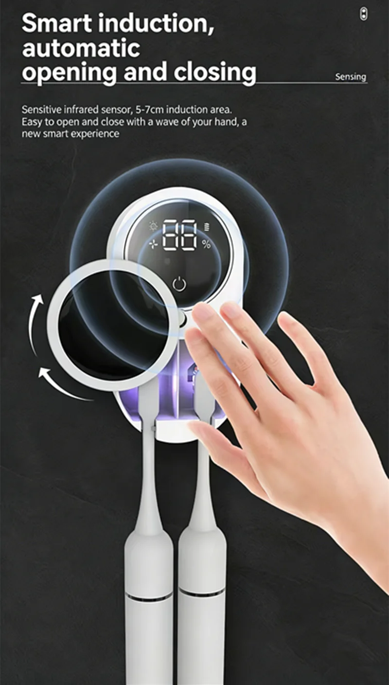 Mini Portable Rechargeable Travel Toothbrush Sterilizer