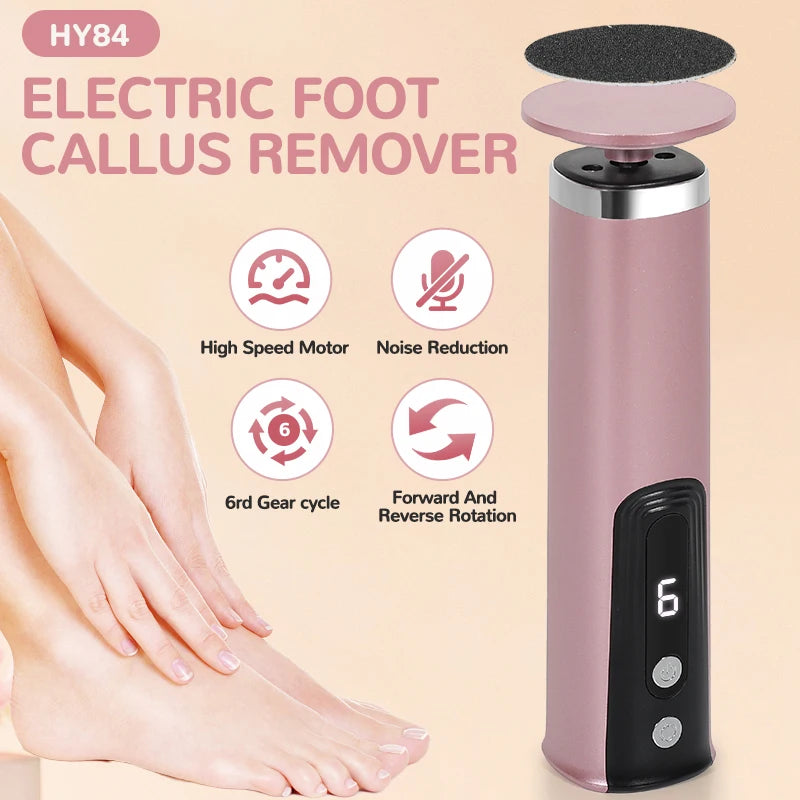2-in-1 Electric Callus Remover – Painless Foot & Hand Care Tool