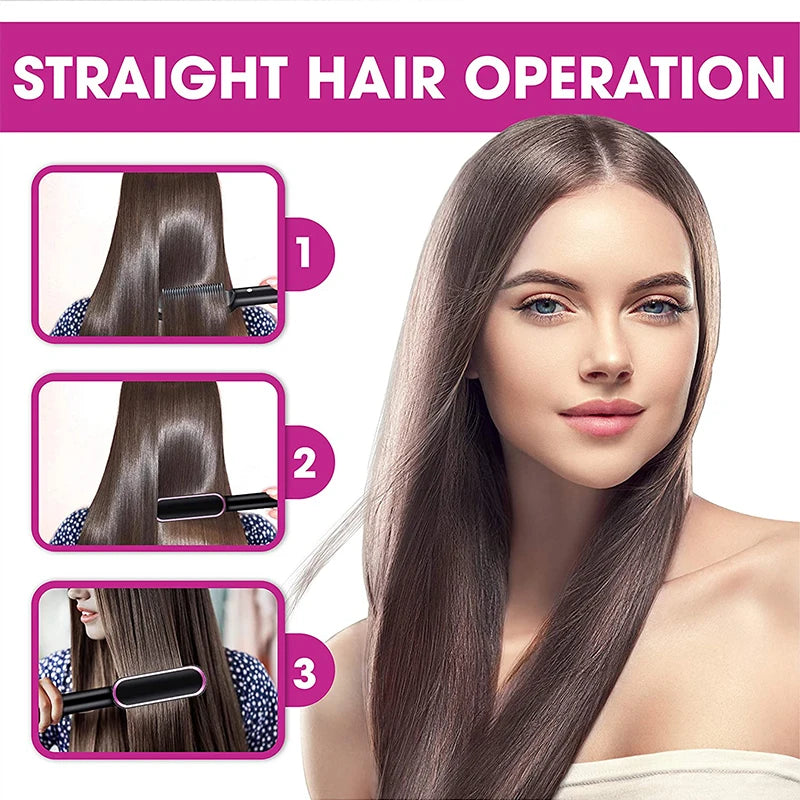 Electric Hot Comb Hair Straightener