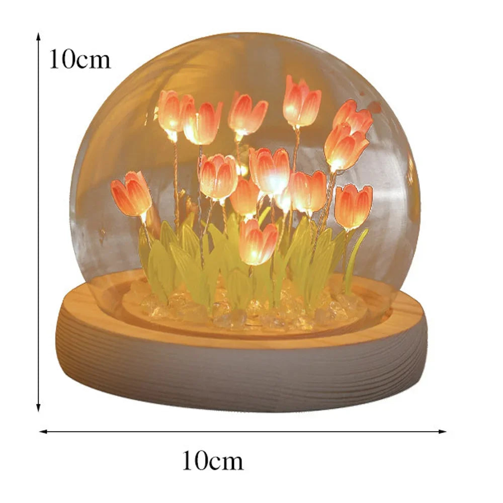 Handmade Tulip LED Night Light - Perfect Gift for Any Occasion