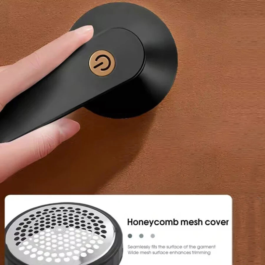 USB Fabric Lint & Hair Ball Trimmer – Portable Clothes Shaver