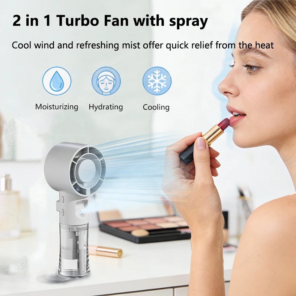 Portable Misting Fan - Personal Cooling Device