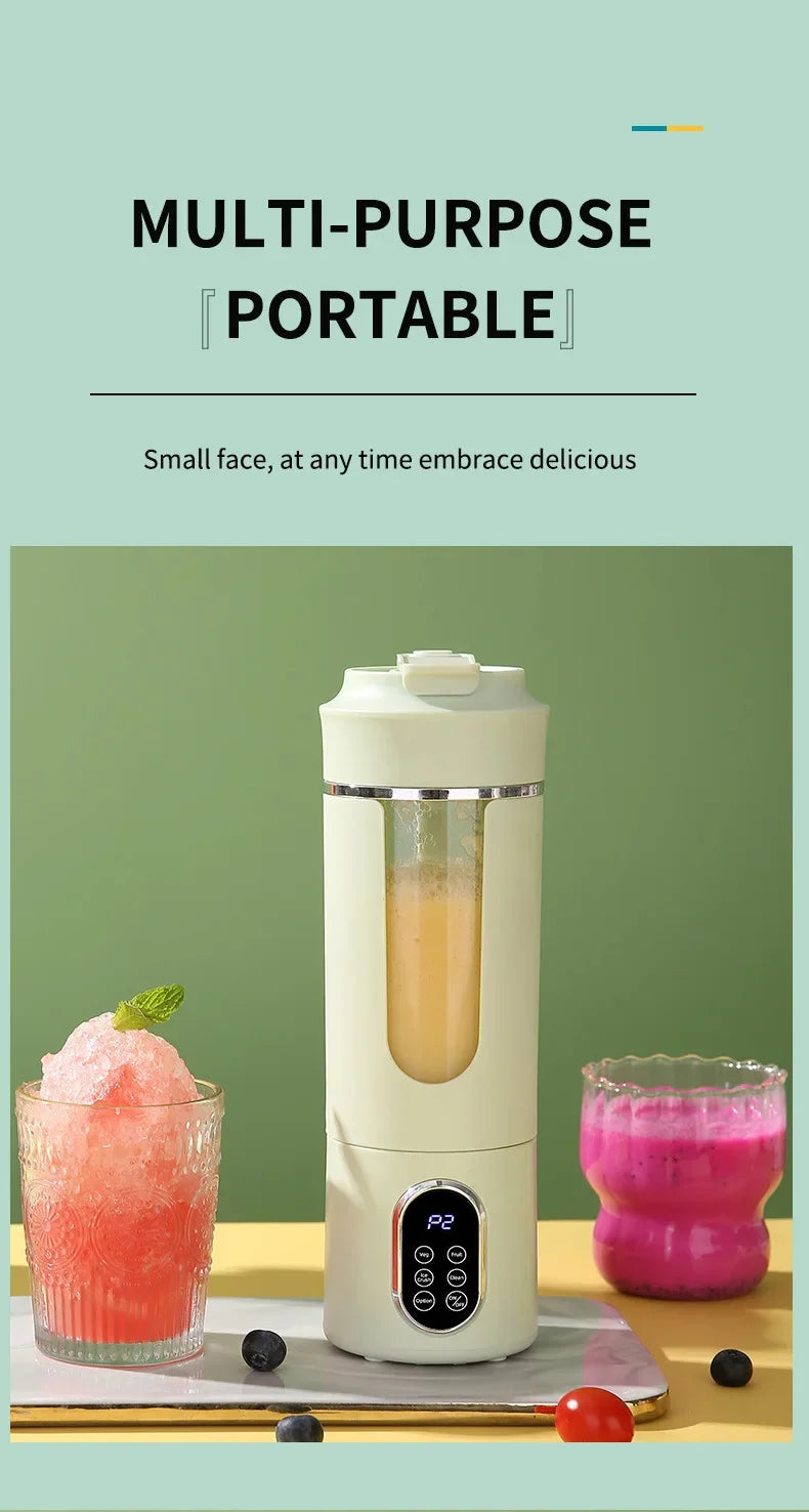 Portable USB Juice Blender Cup – Rechargeable Mini Smoothie Maker