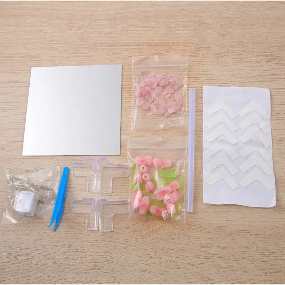 Handmade Tulip Night Light - Unique Bedroom Decor Gift