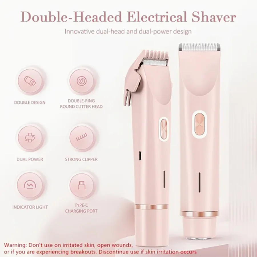 Waterproof Rechargeable Electric Bikini Trimmer