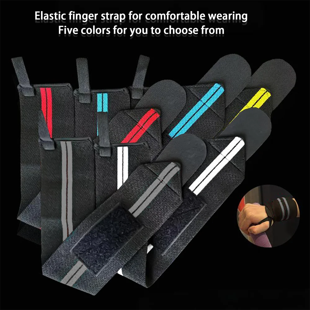 Wrist Support Wraps – Adjustable Gym Straps for Weightlifting & Crossfit