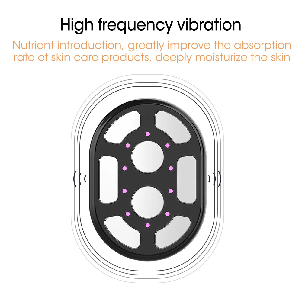 LED Face & Body Massager – 4 Modes Color Light Vibration Skin Care Tool