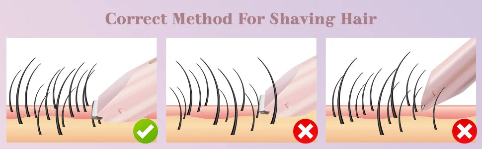 2-in-1 Dual-Head Women's Electric Razor & Bikini Trimmer