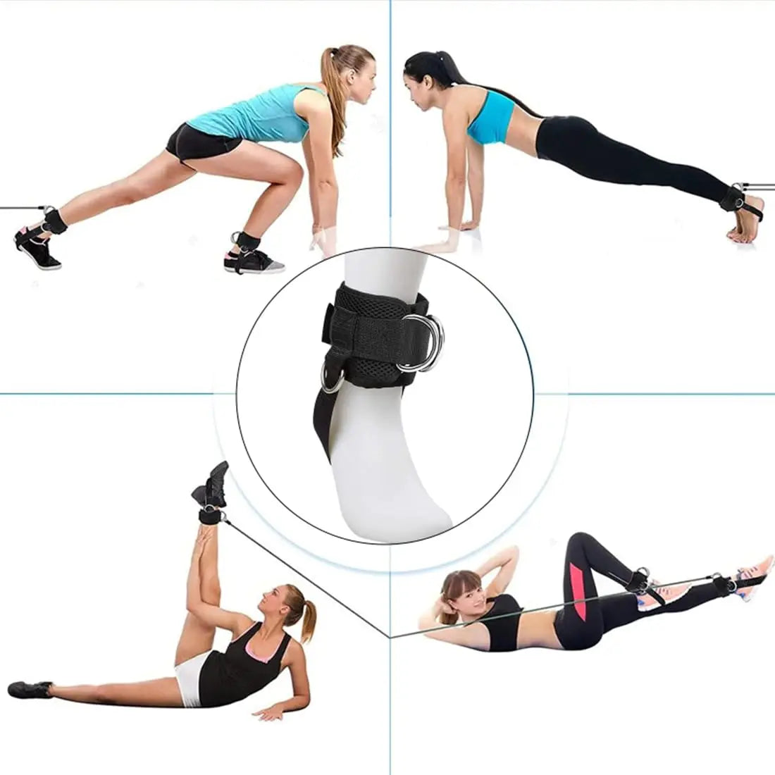 Ankle Straps for Cable Machine – Glute, Leg & Lower Body Training