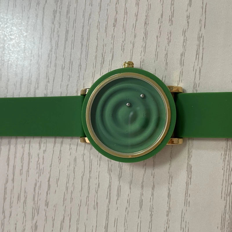 Magnetic Pointer Watch – Waterproof Quartz for Men & Women