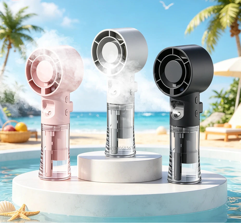 Portable Misting Fan - Personal Cooling Device