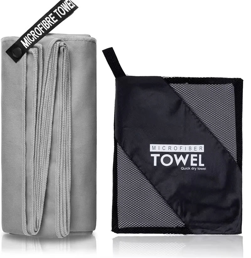 Quick-Dry Microfiber Towel – Ultra-Absorbent for Gym, Beach & Travel