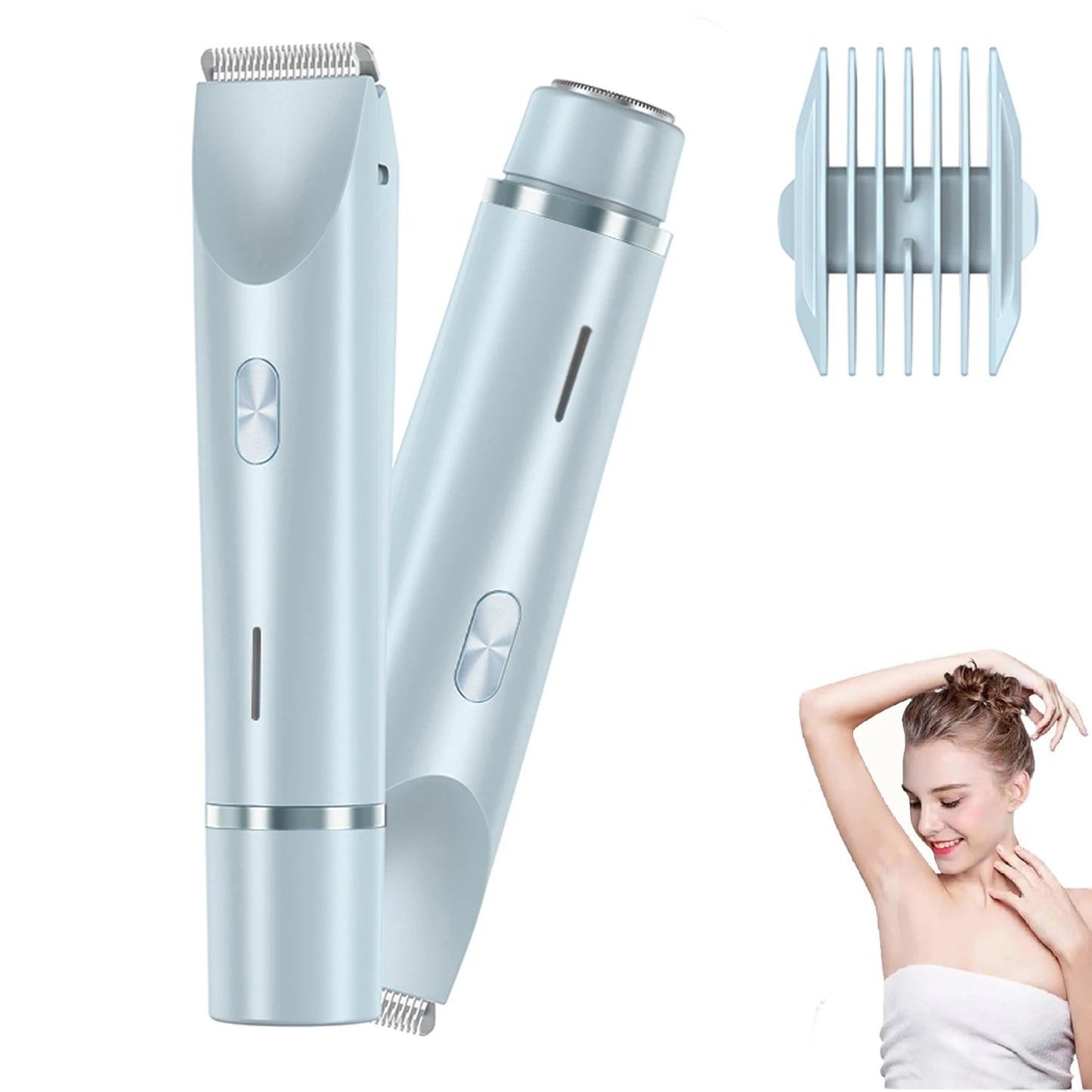 2in1 dual head women's electric shaver