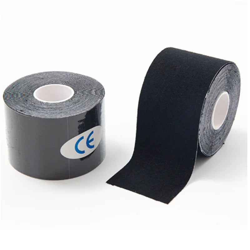 Pre-Cut Kinesiology Tape – 5cm×5m Waterproof Elastic Muscle Support
