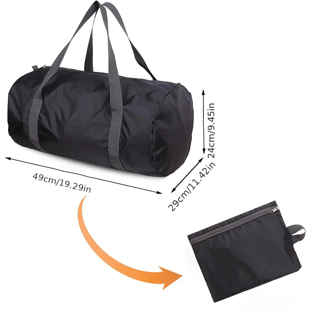 Foldable Gym & Travel Bag – Lightweight, Water-Resistant, Unisex