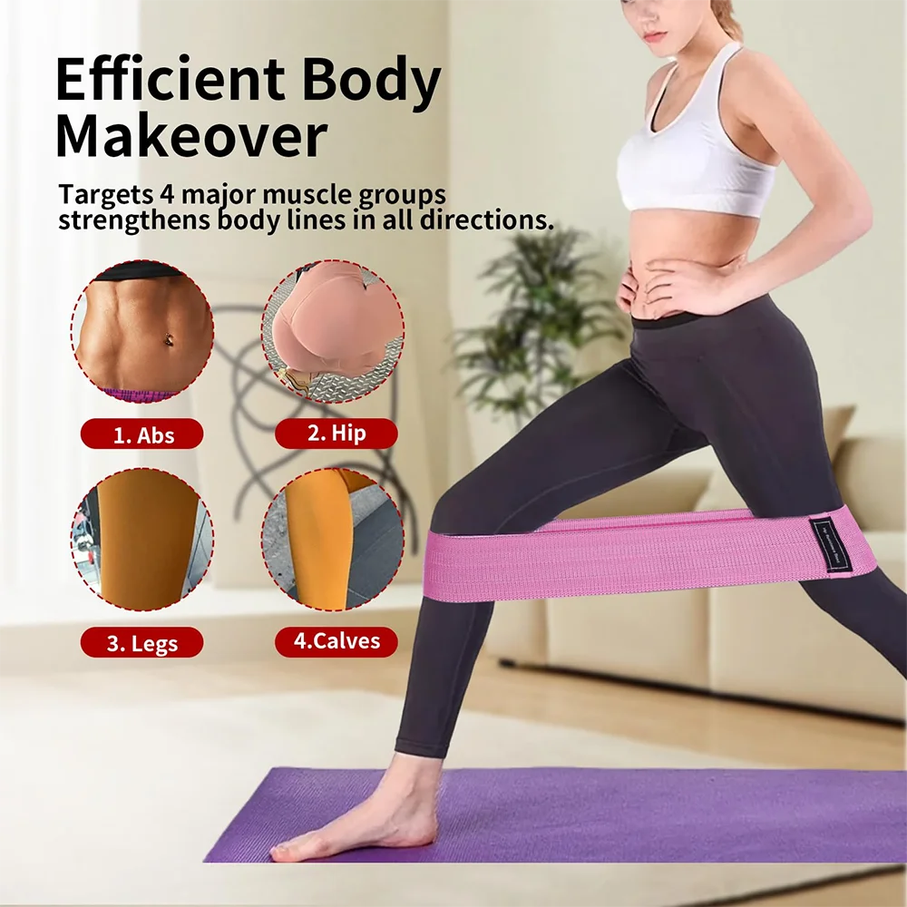 Hip & Booty Resistance Bands – 3 Levels for Glute & Leg Training