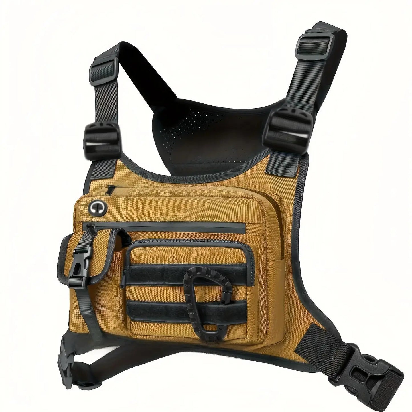 Tactical Running Vest Bag - Multi Pocket Chest Bag With Phone & Bottle Holder