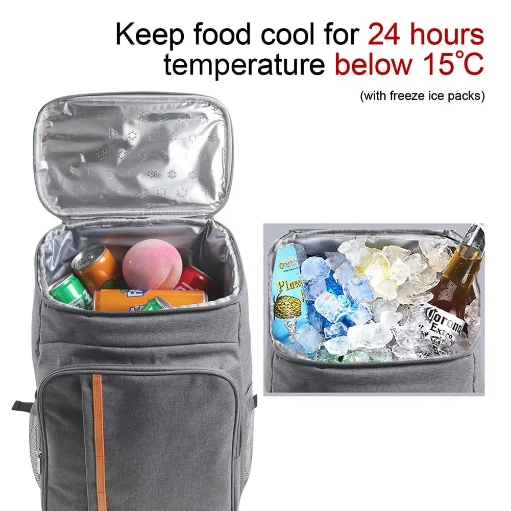 20L Insulated Cooler Backpack – Waterproof for Camping, Picnic & Sports