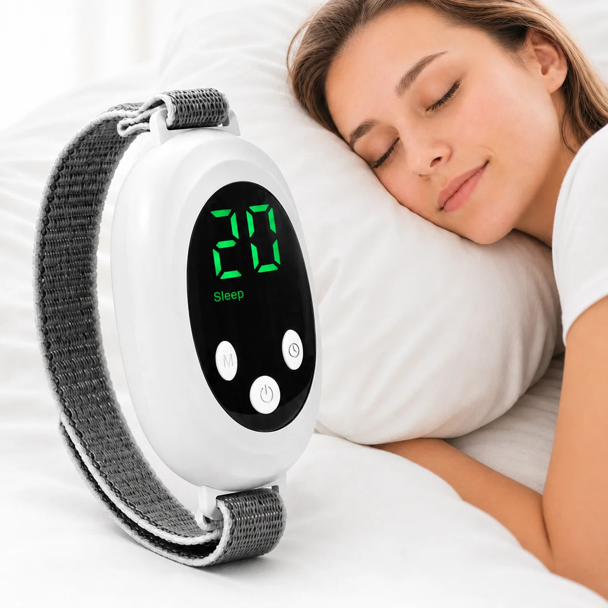 Sleep Aid Head Massager – Microcurrent Headband for Insomnia & Stress Relief
