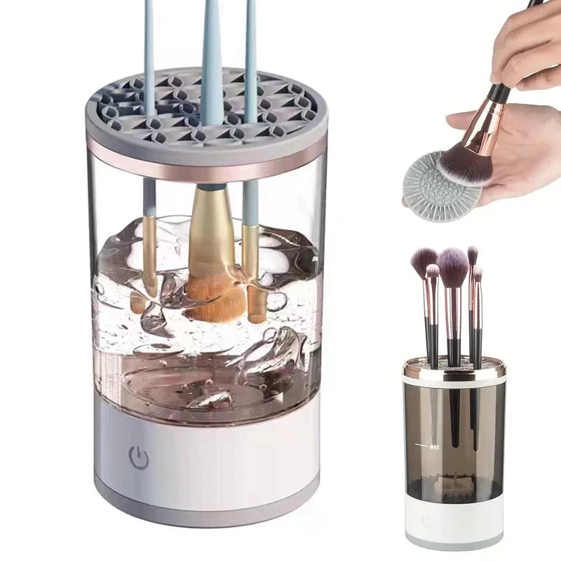 USB Portable Electric Makeup Brush Cleaner - Quick & Easy Brush Cleaning Machine