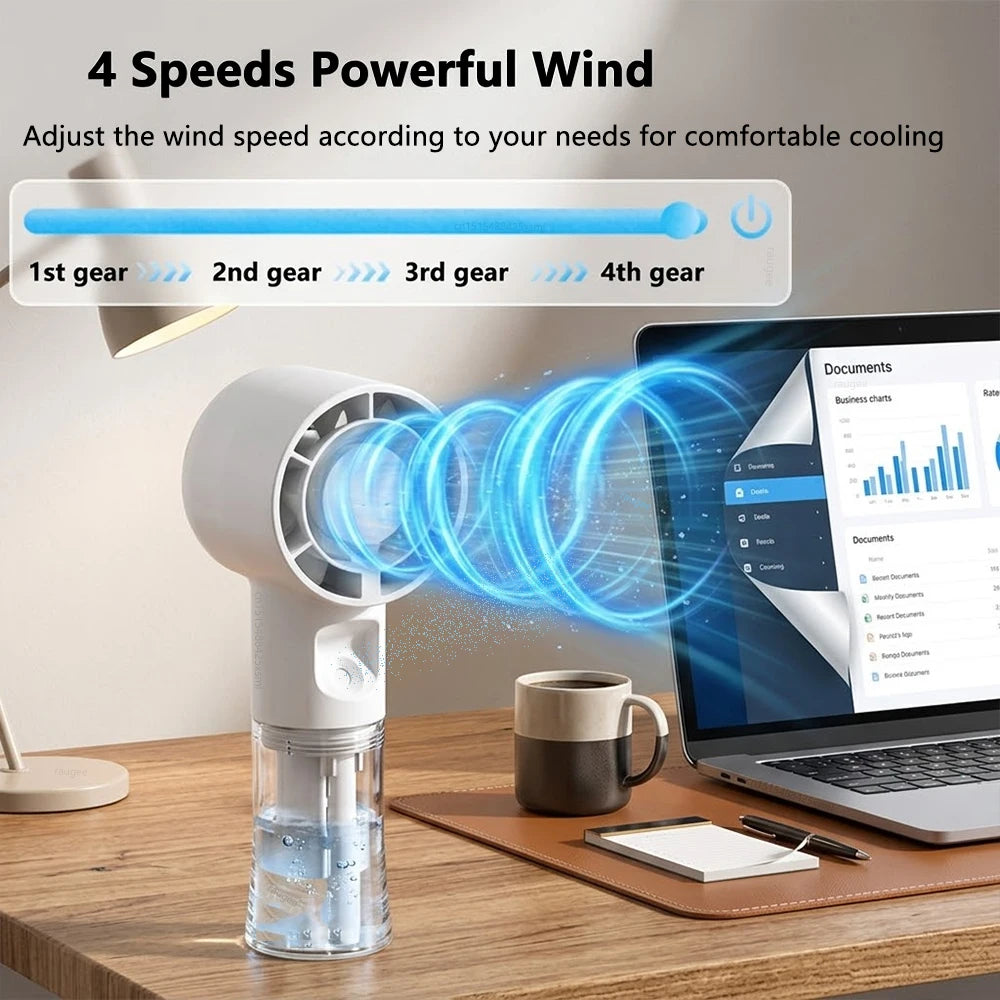 Portable Misting Fan - Personal Cooling Device