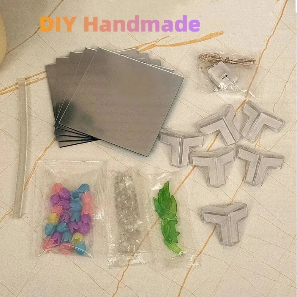 Handmade Tulip Night Light - Unique Bedroom Decor Gift